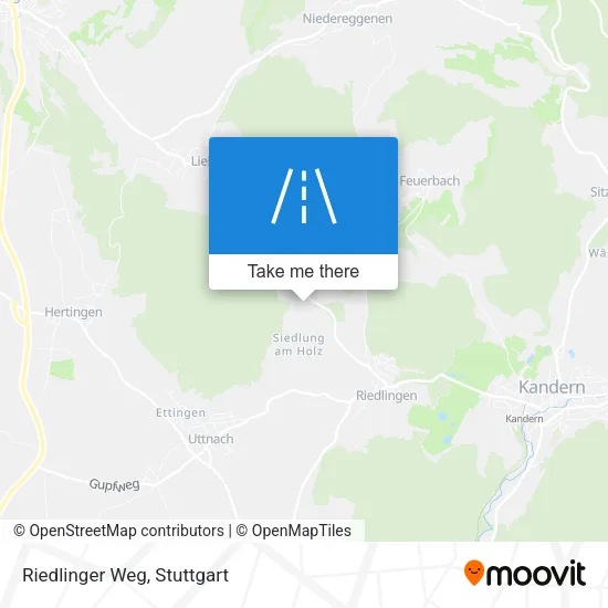 Карта Riedlinger Weg