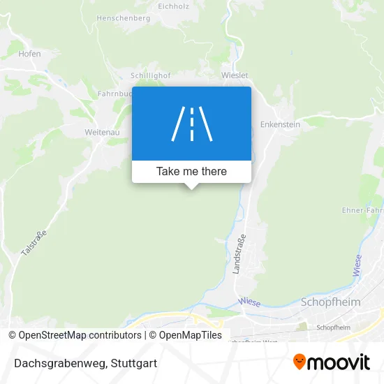 Карта Dachsgrabenweg