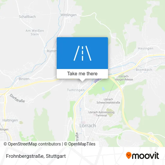 Карта Frohnbergstraße