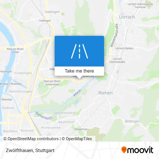 Карта Zwölfthauen