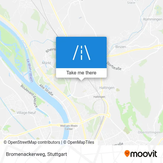 Карта Bromenackerweg