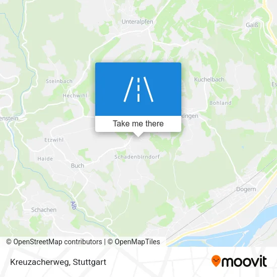 Карта Kreuzacherweg