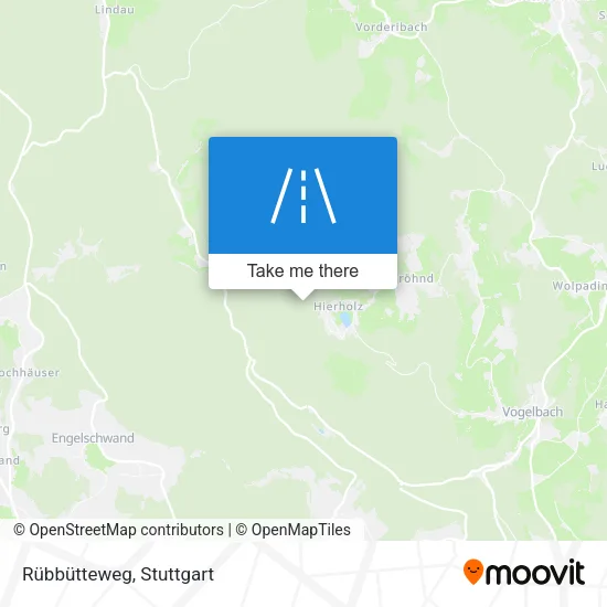 Карта Rübbütteweg