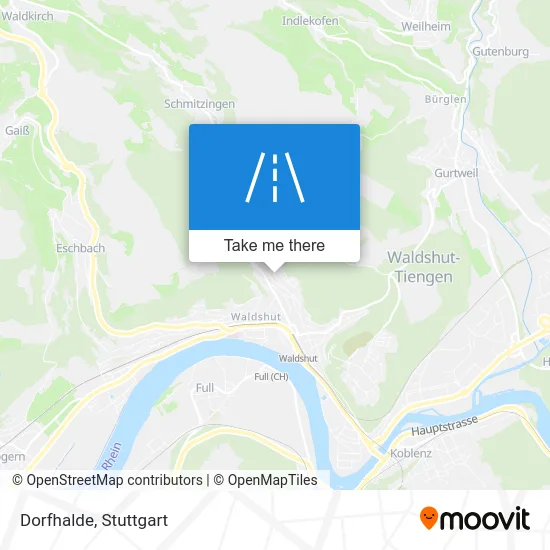 Карта Dorfhalde