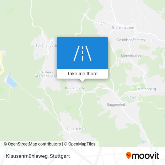 Klausenmühleweg map