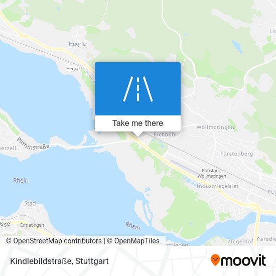 Kindlebildstraße map