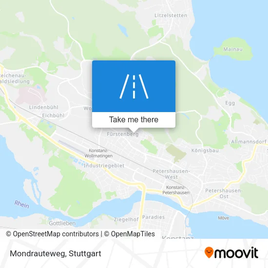 Карта Mondrauteweg