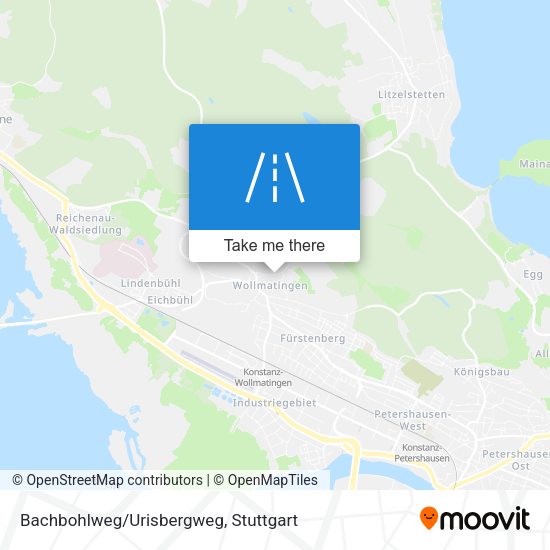 Bachbohlweg/Urisbergweg map
