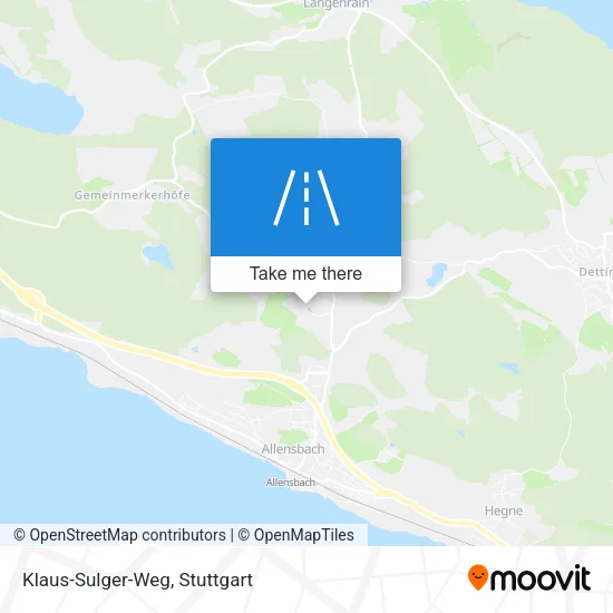 Klaus-Sulger-Weg map