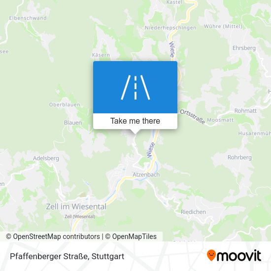 Pfaffenberger Straße map