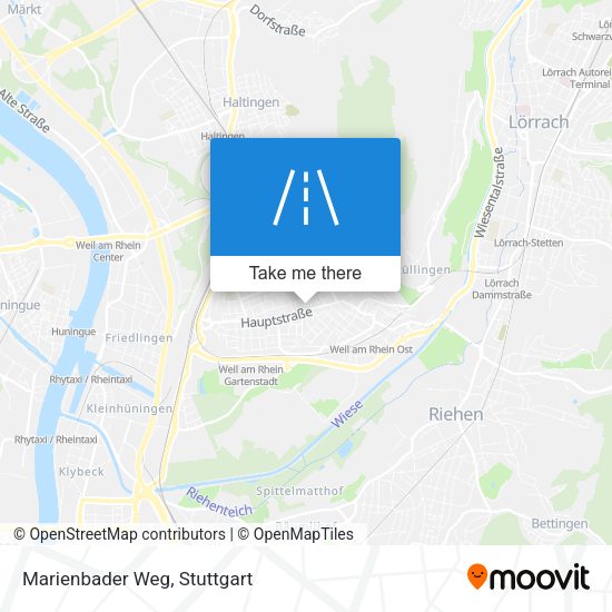 Карта Marienbader Weg