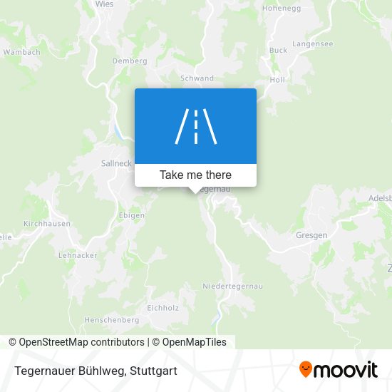 Tegernauer Bühlweg map