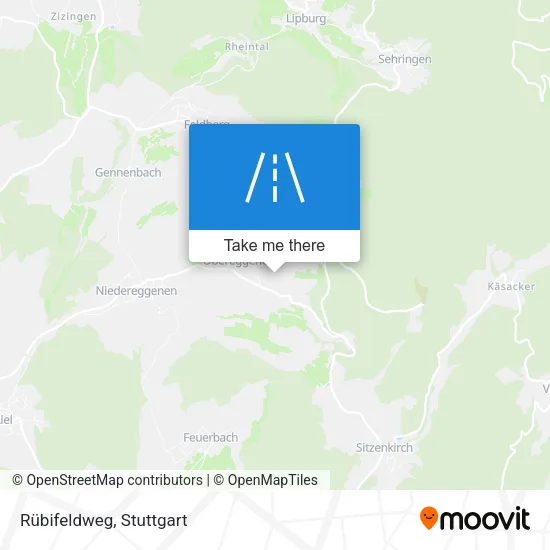 Карта Rübifeldweg