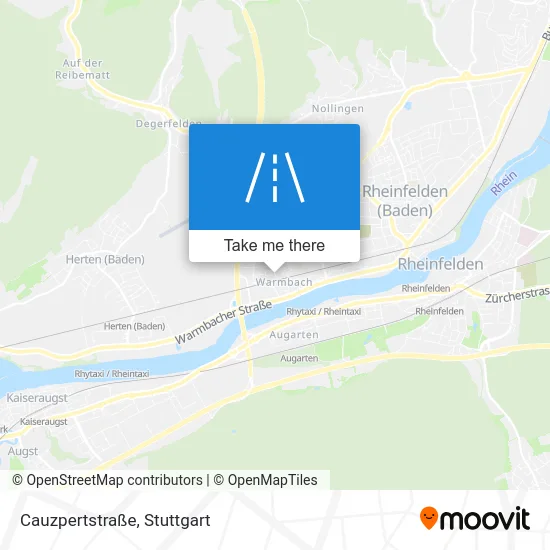 Карта Cauzpertstraße