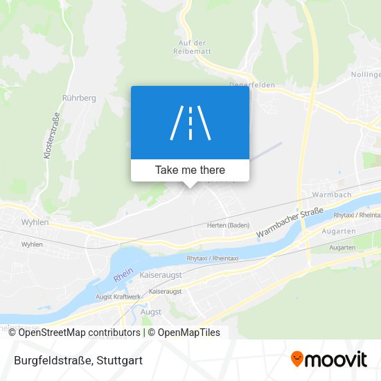 Burgfeldstraße map