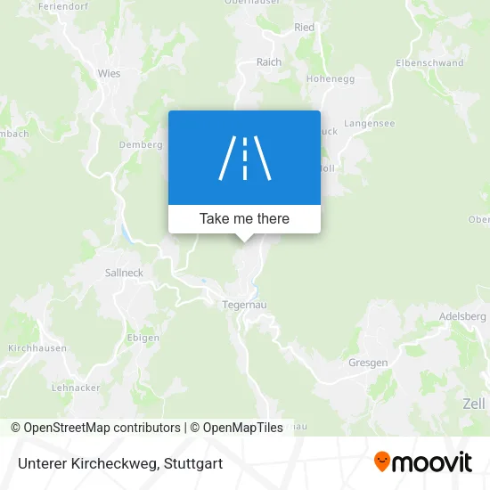 Карта Unterer Kircheckweg