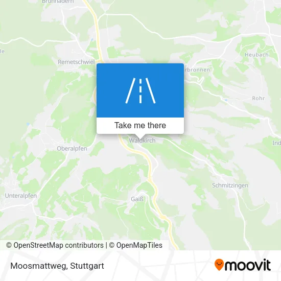 Карта Moosmattweg