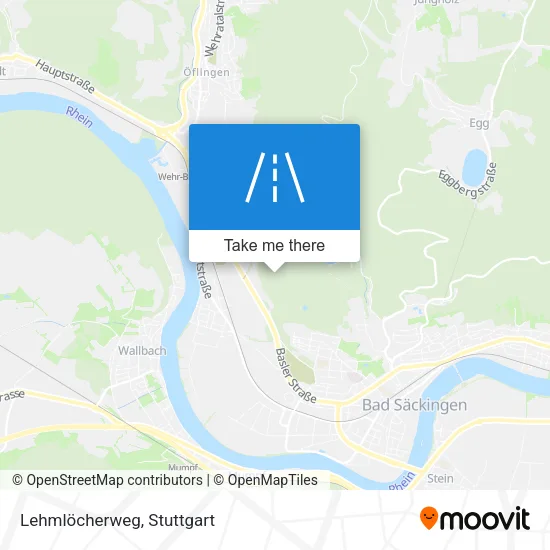 Lehmlöcherweg map