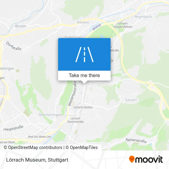 Lörrach Museum map