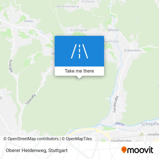 Карта Oberer Heidenweg