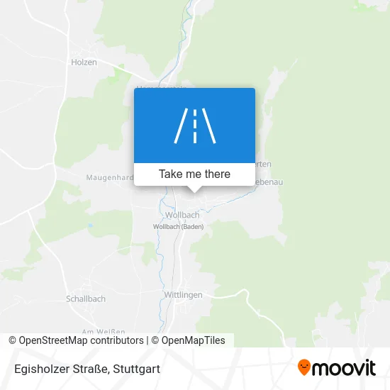 Карта Egisholzer Straße