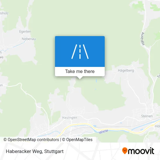 Haberacker Weg map
