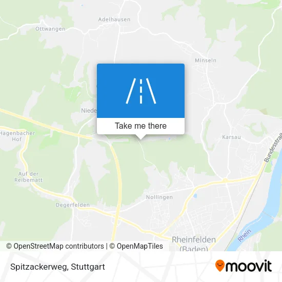 Карта Spitzackerweg