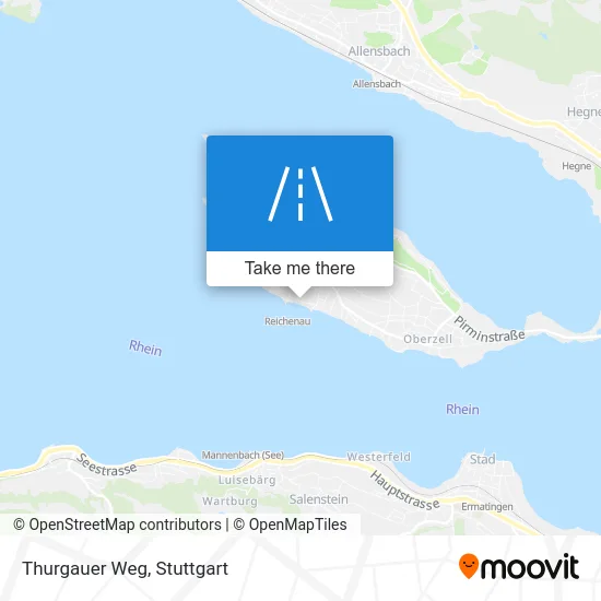 Карта Thurgauer Weg