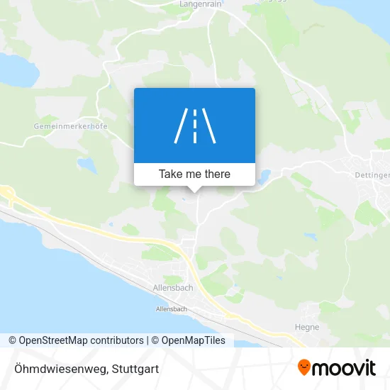 Карта Öhmdwiesenweg
