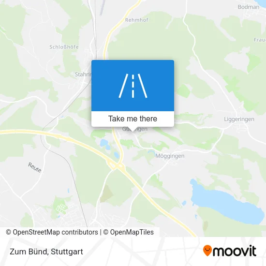 Карта Zum Bünd