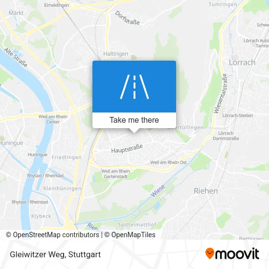 Карта Gleiwitzer Weg