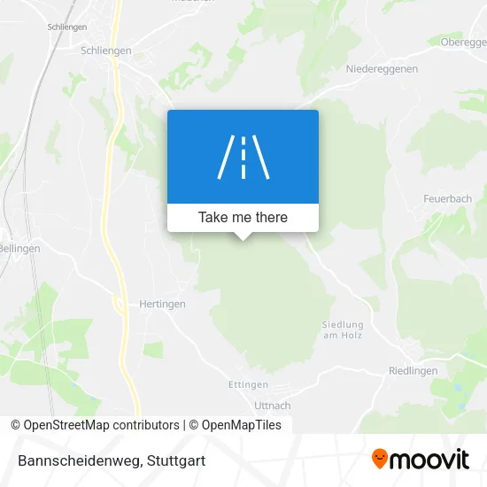 Карта Bannscheidenweg
