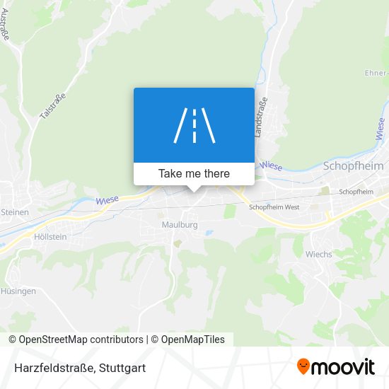 Harzfeldstraße map