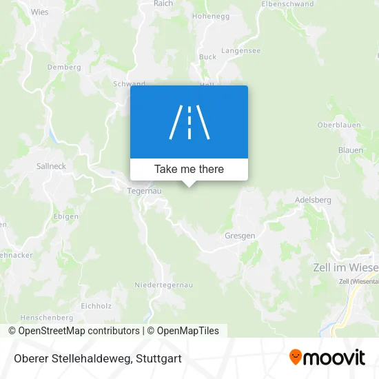 Карта Oberer Stellehaldeweg
