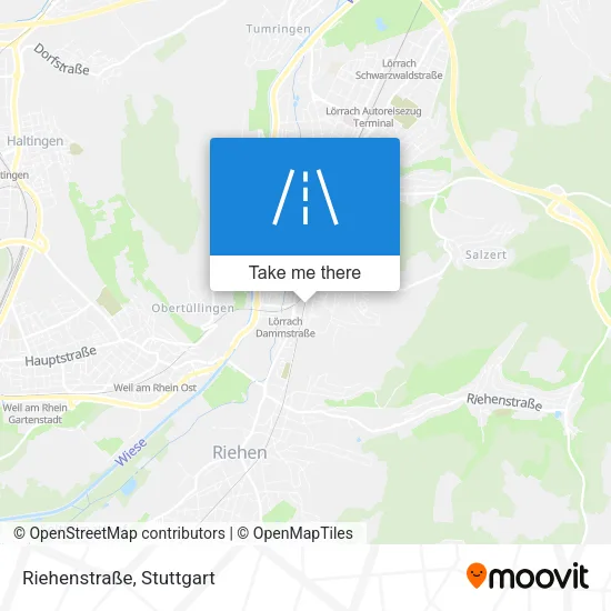 Карта Riehenstraße