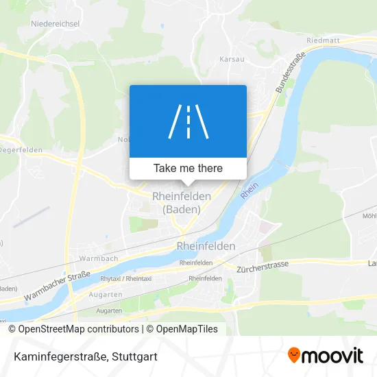 Карта Kaminfegerstraße