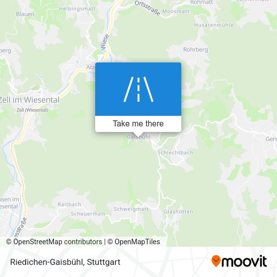 Riedichen-Gaisbühl map