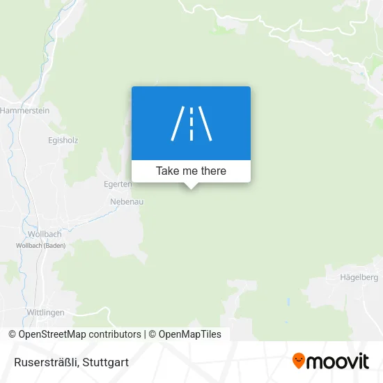 Карта Rusersträßli