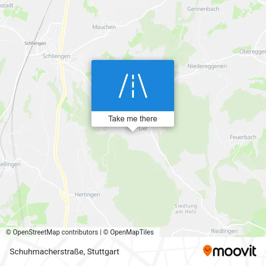 Карта Schuhmacherstraße