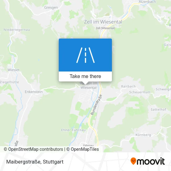 Maibergstraße map