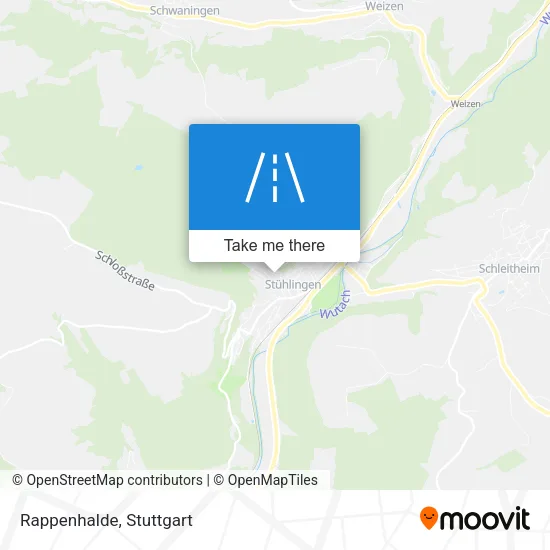 Rappenhalde map
