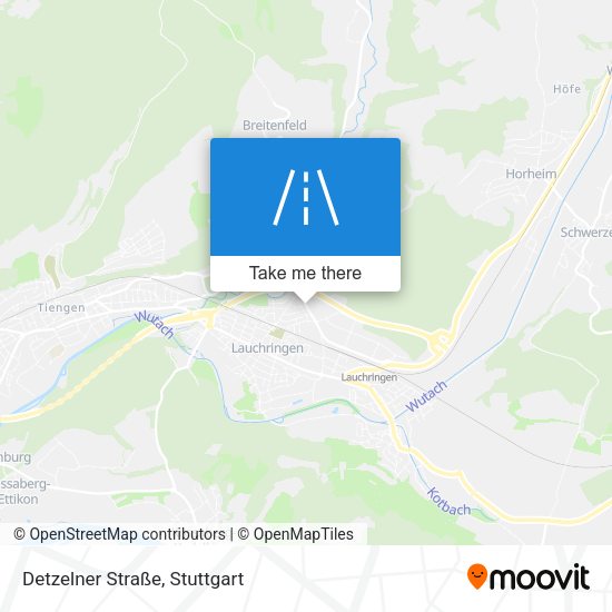 Карта Detzelner Straße