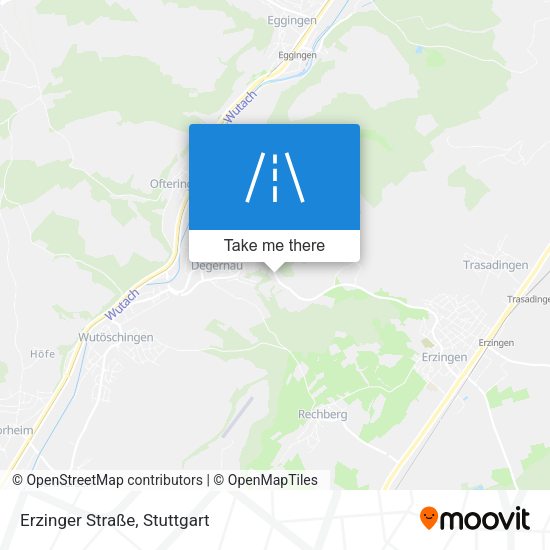 Erzinger Straße map