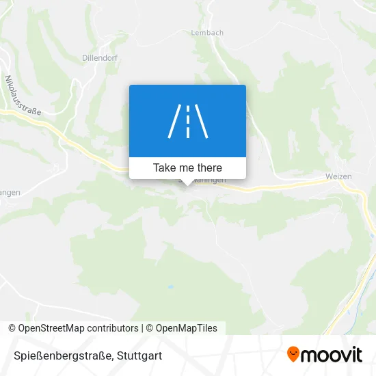 Карта Spießenbergstraße