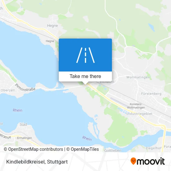 Карта Kindlebildkreisel