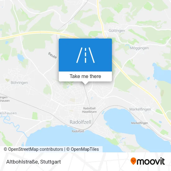 Карта Altbohlstraße