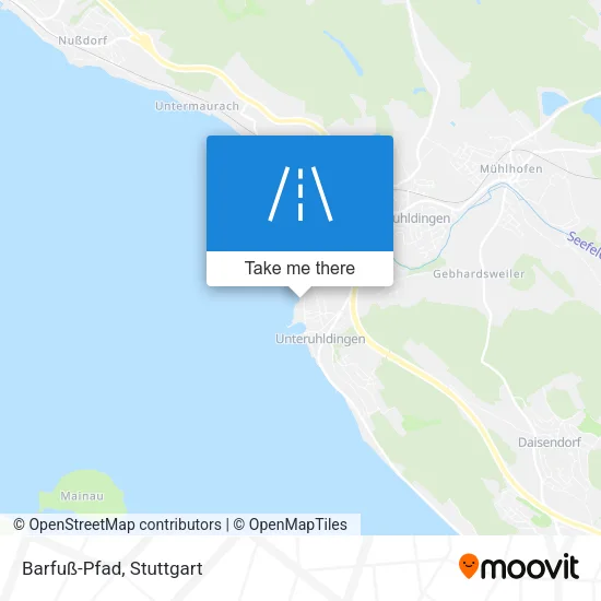 Карта Barfuß-Pfad