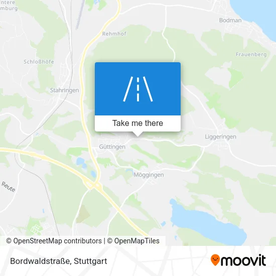 Карта Bordwaldstraße