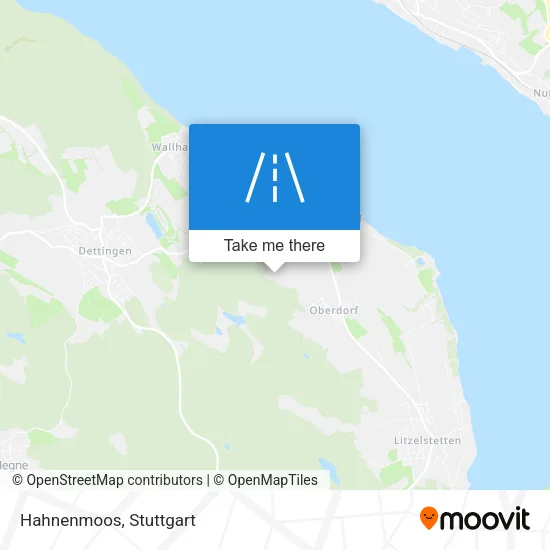 Hahnenmoos map