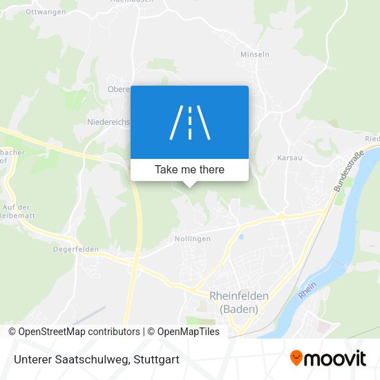 Unterer Saatschulweg map